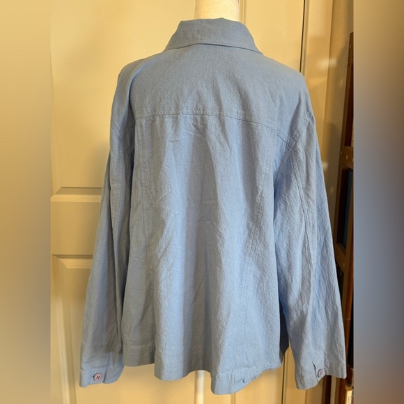 Appleseed's Soft Blue Utility Jacket - Picture 4 of 8